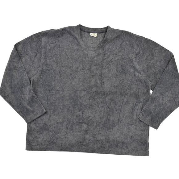 L.L. Bean Women's Plus 2XL Gray Pullover Fleece Sweater YP30 - Picture 1 of 8